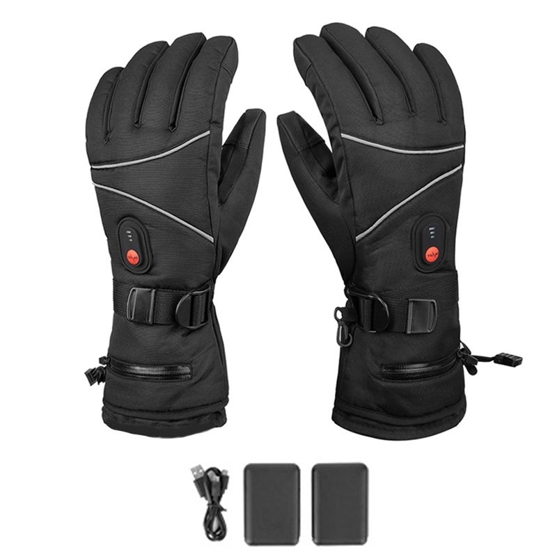 Heated Gloves Electric - X08A 1 par de luvas térmicas,