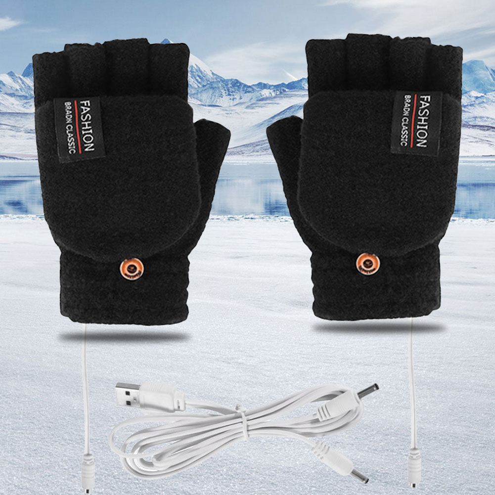 Heated Gloves Electric - Luvas de aquecimento de dupla face,