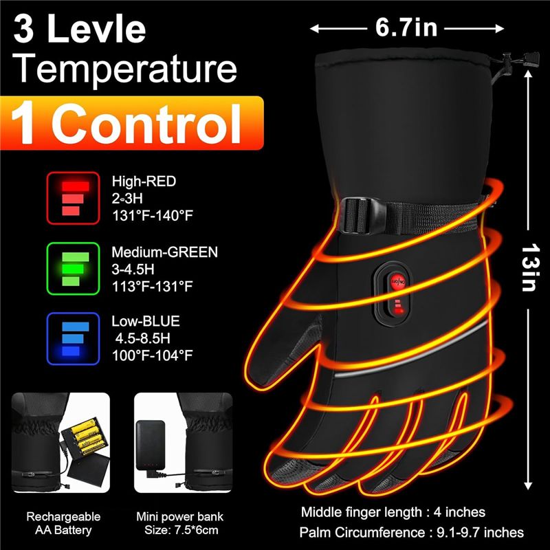 A07T – Luvas elétricas aquecid - Heated Gloves Electric avaliação e preço