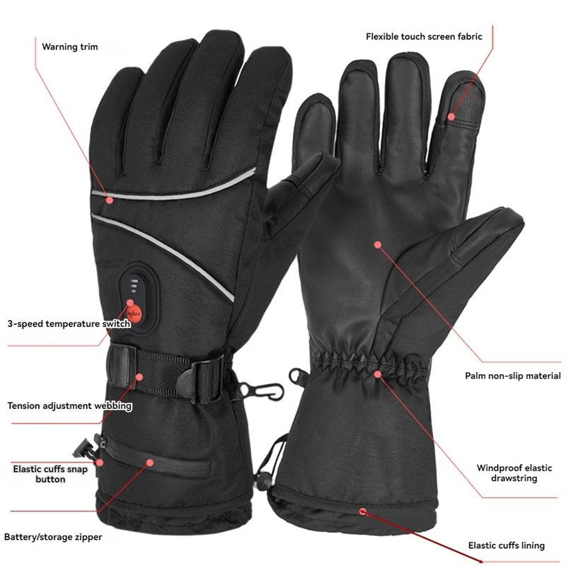 X08A 1 par de luvas térmicas,  - Heated Gloves Electric avaliação e preço