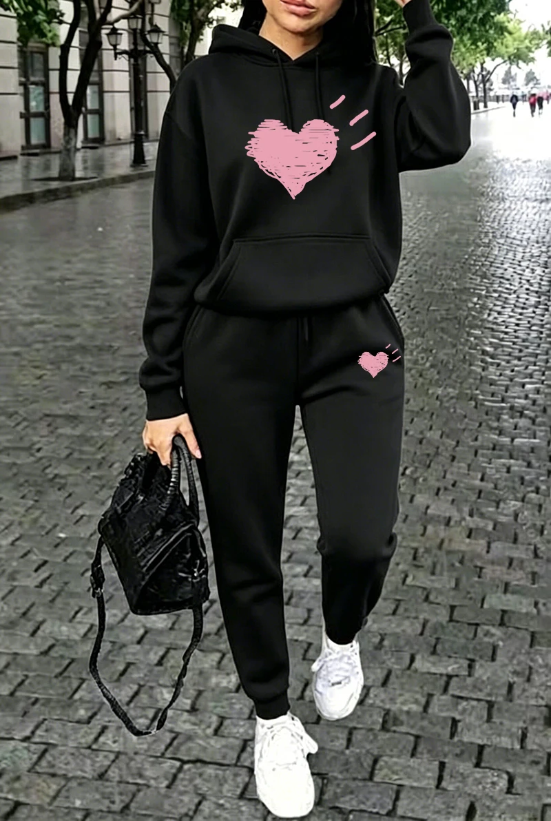 Conjunto de Moletom Feminino C - Winter Clothing For Women avaliação e preço